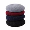 Soft Chenille Knitted Beret Hat Knitted Plain Beret Cap New Warm Winter Hat  Spring, Autumn, Winter