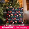 Home Decor Christmas-Themed Pillow Covers Suitable For Sofa Bedroom Car Pillow Cover Cushion Rectangular Back Cushion