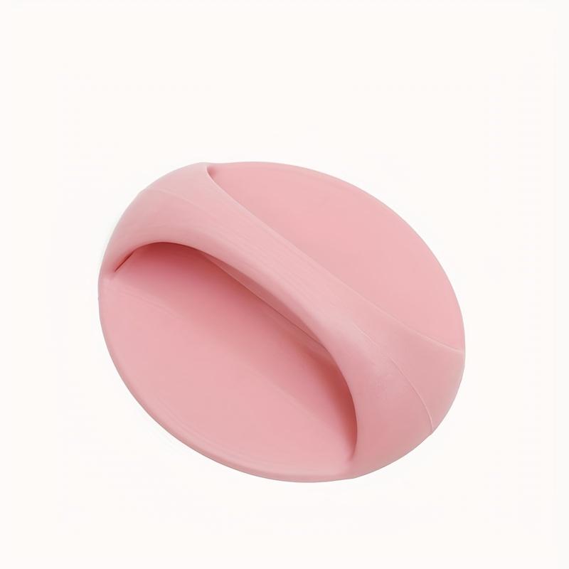 

No-Drill Adhesive Multi-Functional Door Handle Assist Handle Ergonomic Soft Grip for Wardrobe, Drawer, Glass & Wooden Doors Door Handle Protector розовый