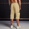 Men's Casual Loose Fit Cargo Shorts with Elastic Waistband and Multi-Pockets Comfortable Summer Wear for Outdoor Activities