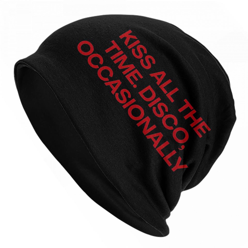 Kiss All The Time  New Album Caps Harrys Music Styles Unisex Women Skullies Beanies Hats Summer Warm Multifunction Bonnet Hat