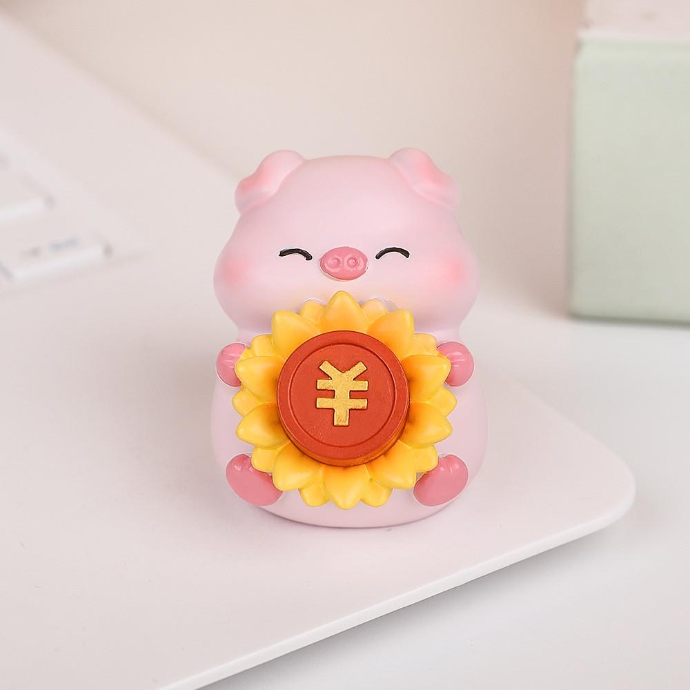 

Car Decor Resin Car Accessory With Cute Pig Design For Office And Car Gift Ideas Pink A