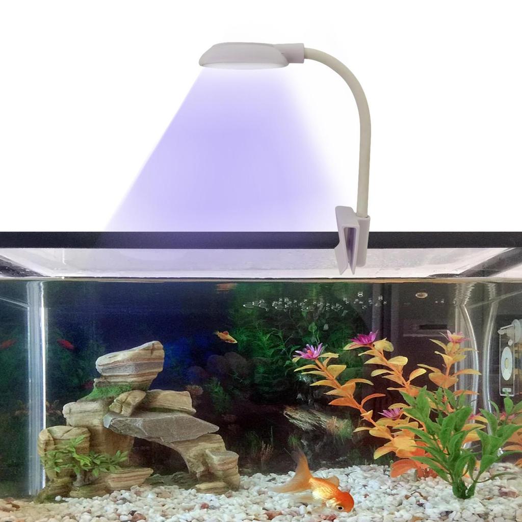Aquarium Clip Light for Freshwater Plants Lightweight Illumination Solution