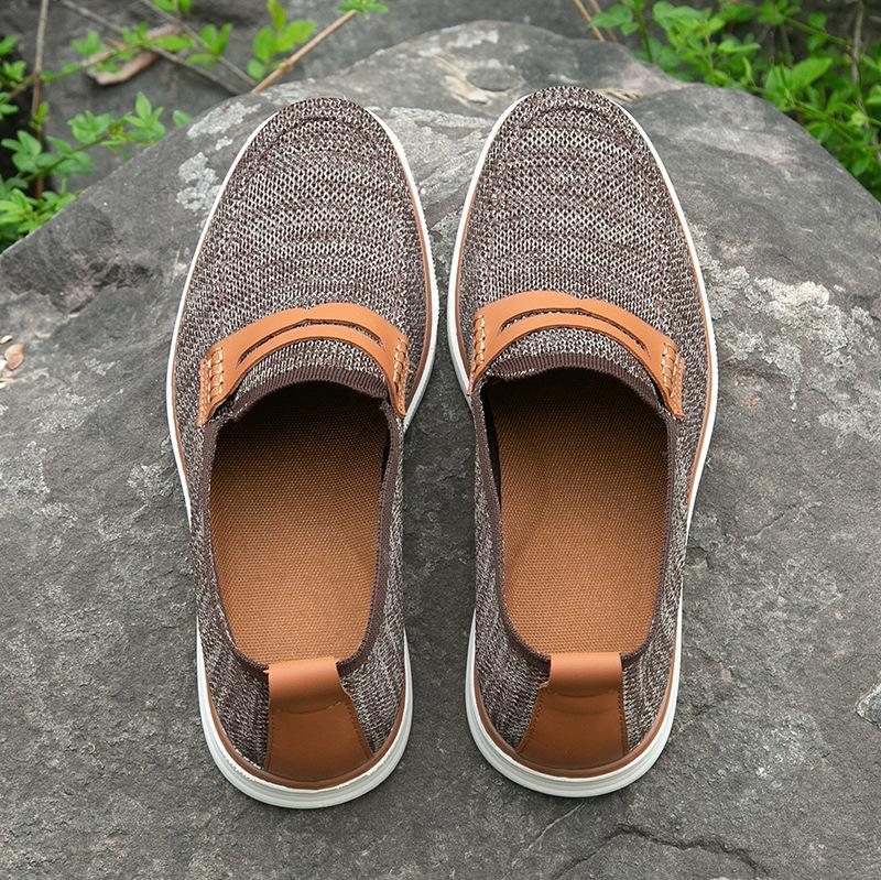 2024 Men's Casual Slip-On Loafers, Formal Light Business Shoes, European Size 45