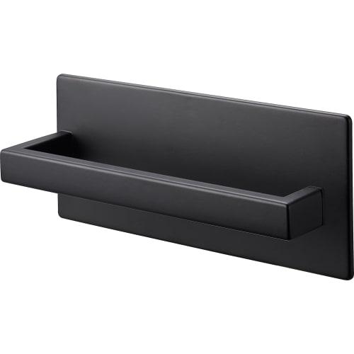 Yamazaki Magnetic Umbrella Hanger, Black, Approx. W20 X D5.5 X H9cm, Tower Umbrella Stand, Slim, Space-Saving, for Entryways, 3075