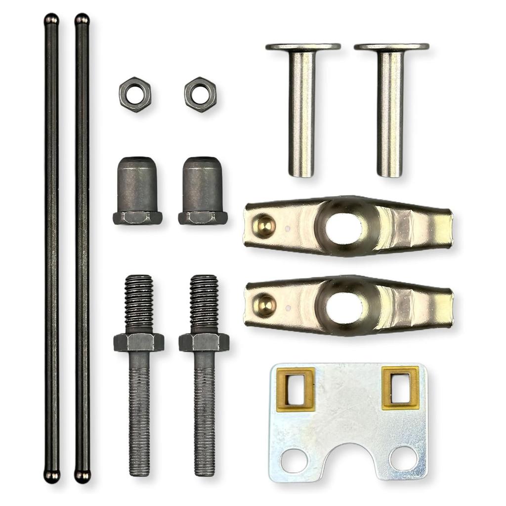 Valve Rocker Set for Honda For GX270 For GX340 For GX390 Engines with 2 Pivot Adjusting Nuts and Valve Lifters