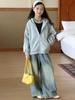 Girls' Raglan Sleeve Zip-Up Hoodie Cardigan - 2026 Autumn Collection