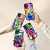 Cartoon R-Rainbow Friends For IPhone 16 15 13 12 14 11 Pro Max X XS MAX Color Case Matte Silicone Phone Cover