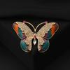 Fashion Butterfly Brooch for Women - Colorful Enamel Lapel Pin for Wedding Party, Jackets, Coats, and Scarves