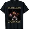 Bohemian Catsody Cats Kittens Meow Parody Funny Cat Lover T-Shirt