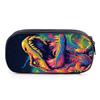 Hot Sales Dinosaur Print 3D Cartoon Layered Pencil Case & Pen Bag Best Gift for Boys/Girls School Supplies