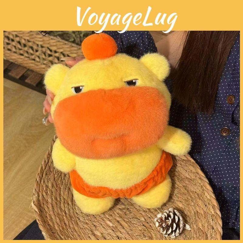 Orange Cute Capybara Lulu Plush Doll Children Companion Toy For Decor Room
