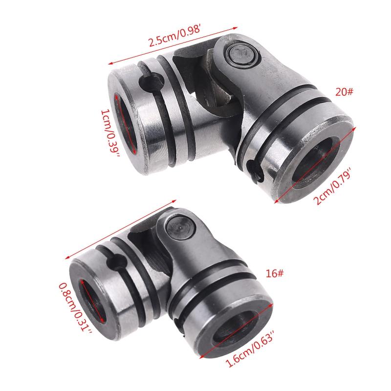 Motor Connector DIY Steering Steel U-Joint Motor Connector Universal Joint