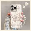 Line Butterfly Suitable for Apple 17promax Mobile Phone Case Iphone16 Light Luxury Premium 15 All-inclusive Lens 14 Women