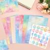 Vintage Paper Stationery Set 50 Letter Paper Lined Sheets 50 Matching Envelopes 60 Sealing Label Sticker for Wedding