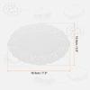 150/300pcs Lace Paper Doilies White Round/Oval/Rectangle Disposable Decorative Paper Placemats Hollow Flower Absorbing Papers