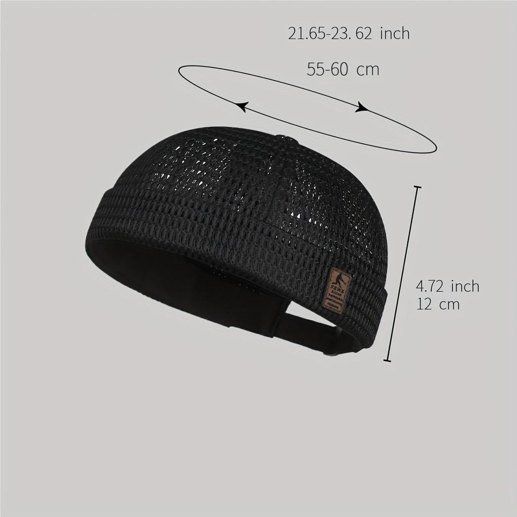 Gorra de Ciclismo Malla Transpirable Sin Visera Ultraligera Ajustable Gorros Docker Verano Primavera Elástica Hombres Mujeres Gorro para Correr Senderismo