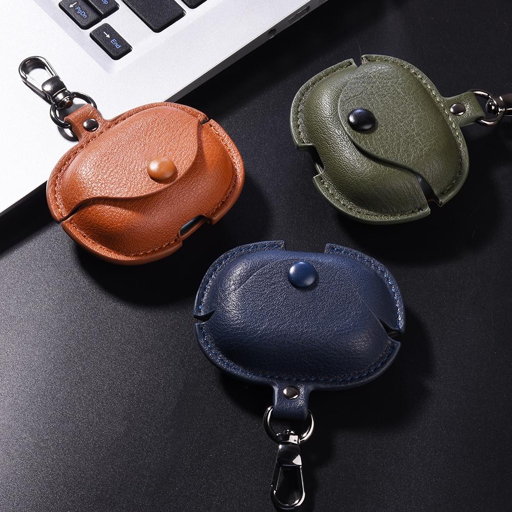 For Xiaomi Redmi Buds 6 Charging Case Cover Leather+PC Earbuds Protective Case