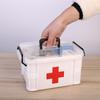 Extra Large Double-Layer Handheld Medicine and First Aid Storage Box