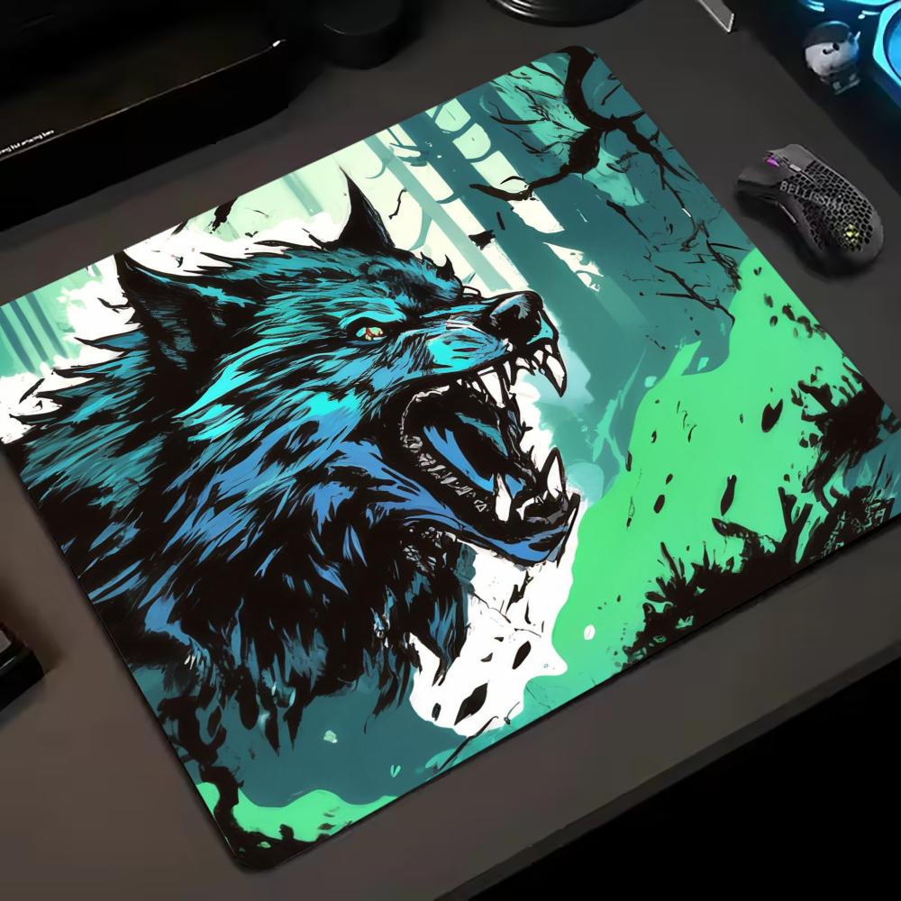 E-sports Anime Lady Small Mouse Pad Gaming Laptops Mousepad Gamer Carpet Keyboard Mat Desk Protector Oriental Art Mouse Pads