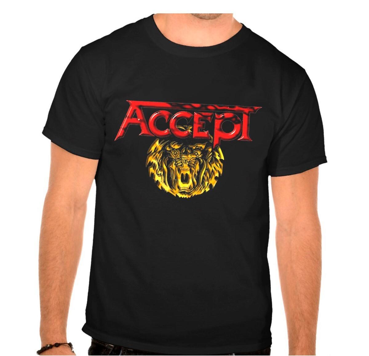 ACCEPT Rock Band Rock Music legends BLACK T-shirt 905 M