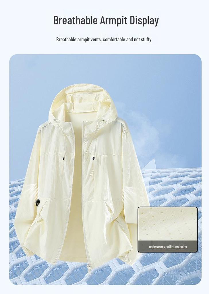 2026 Couple's Summer UV Protection Jacket: Lightweight, Breathable, Ice Silk Design