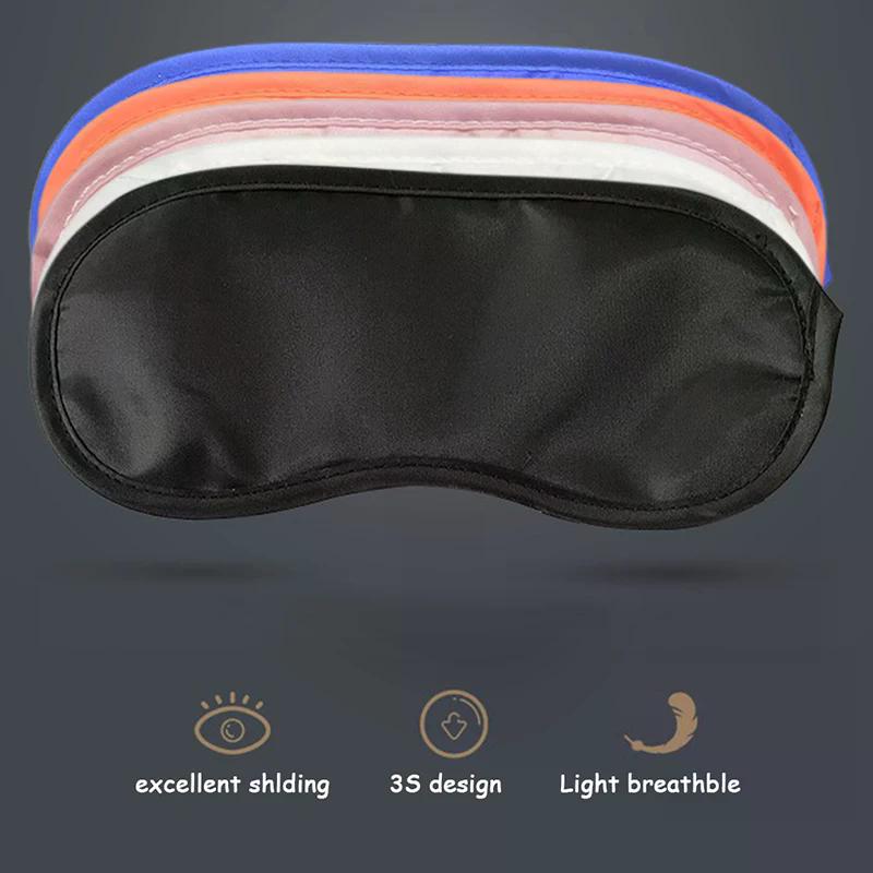 Natural Sleeping Eye Cover Mask Shade Soft Portable Blindfold For Travel Eyepatch