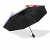Hello Kitty Strawberry Floral Compact Travel Automatic Umbrella Compact 8 Rib Design Compact Design Perfect for Outdoor Adventures Elegant Umbrella