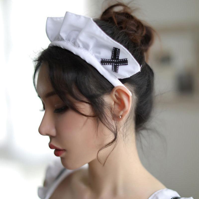 Sexy sexy underwear suspender backless pure maid uniform pure desire temptation one-piece free maid suit