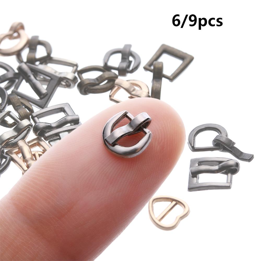 Girls Toys Mini Ultra-small Tri-glide Buckle Doll Bags Accessories Belt Buttons Diy Dolls Buckles