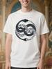 AURYN Uroboros Schlangenschwanz-Biss-Symbol T-Shirt - Schwarz und ...