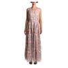 True Decadence Womens/Ladies Maxi V Neck Sleeveless Dressing Gown