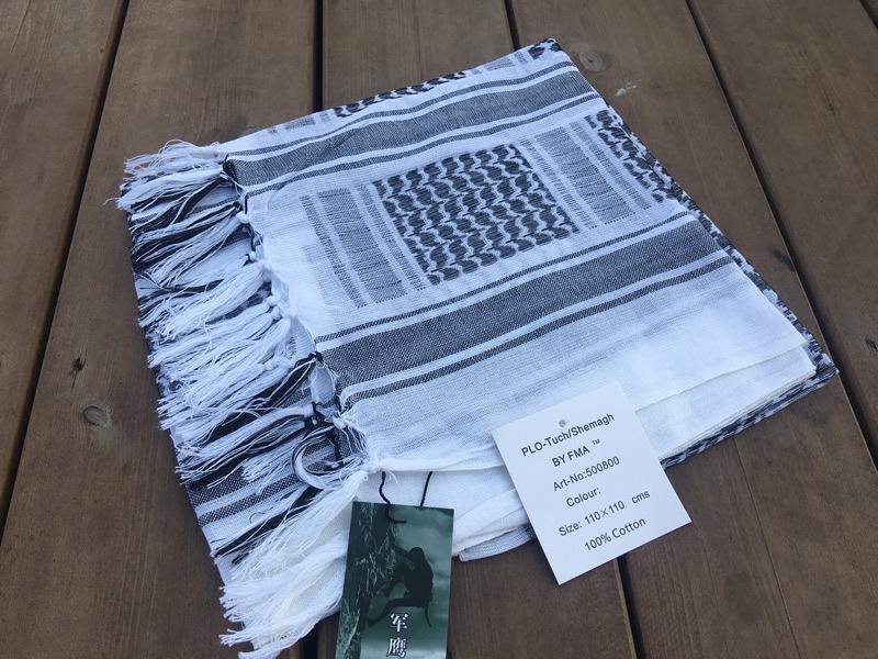 Military Camouflage Tassel Scarf - Outdoor Arab Shawl, Headscarf for Spring & Summer