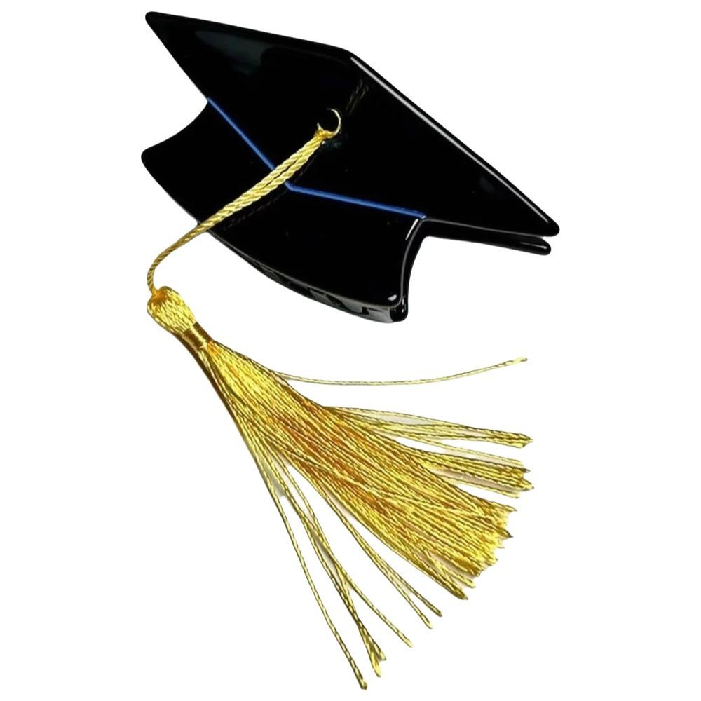 1/2Pcs Hair Accessories Doctoral Cap Hair Clip Portable Hair Claw Clips  Photoshoot Celebration 1pc