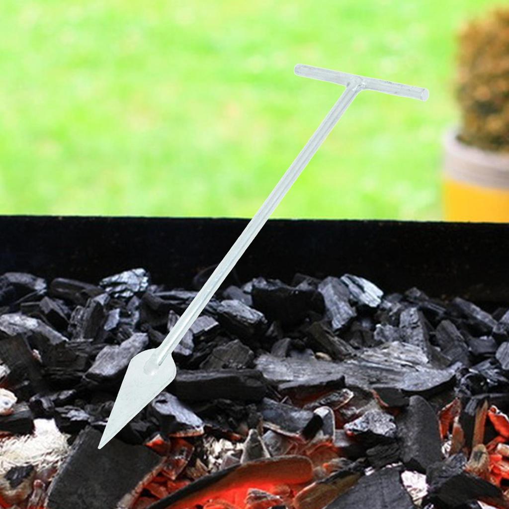 Barbecue Fire Awl Stainless Steel Reusable Portable Outdoor Camping Cooking Tool for Fireplace