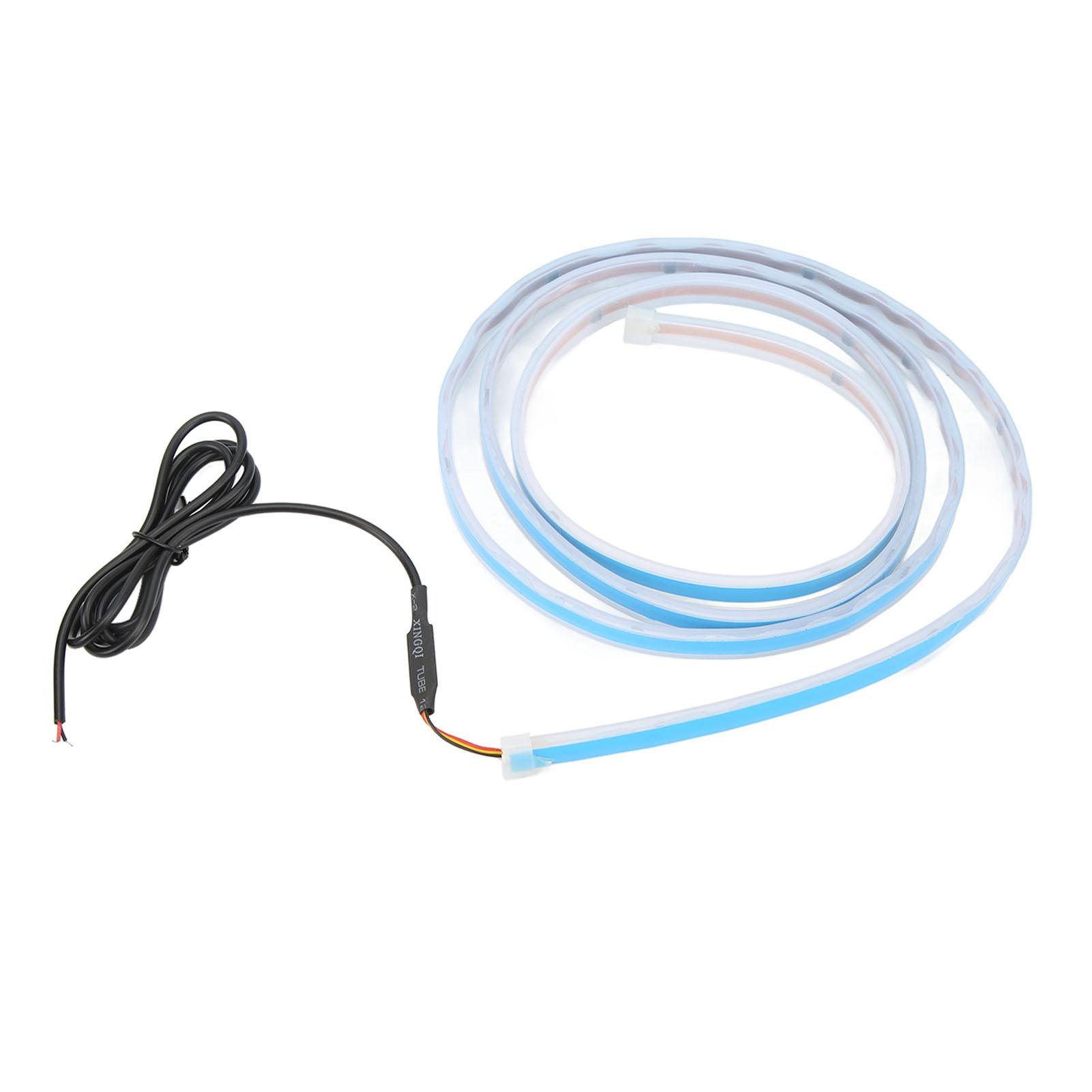 

70-дюймовая гибкая автомобильная светодиодная лента универсальная 12 В IP68 водонепроницаемая DRL световая лента для капота