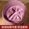 Middle-aged rabbit fur knitted hat Winter mother-in-law versatile wool hat Fleece thickened old lady thermal hat
