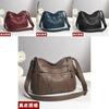 Stylish Soft Pu Leather Multi-layer Shoulder Crossbody Bag For Women With Spacious Capacity