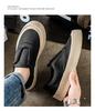 Canvas men's shoes, summer new, anti slip, thick sole, breathable, lightweight, lazy, one foot board shoes, men's sports shoes