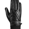 SARTOR Full-Touch Quilted Leather Gloves Black