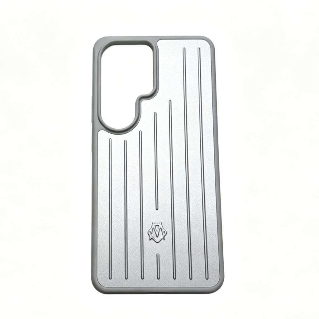 Elegante Lusso Business Valigia Rimowa Custodia per Telefono Per Samsung Galaxy S26 Ultra Lega di Alluminio Pannello Posteriore Ice-Sense Custodia Protettiva Completa per Telefono Con Scatola