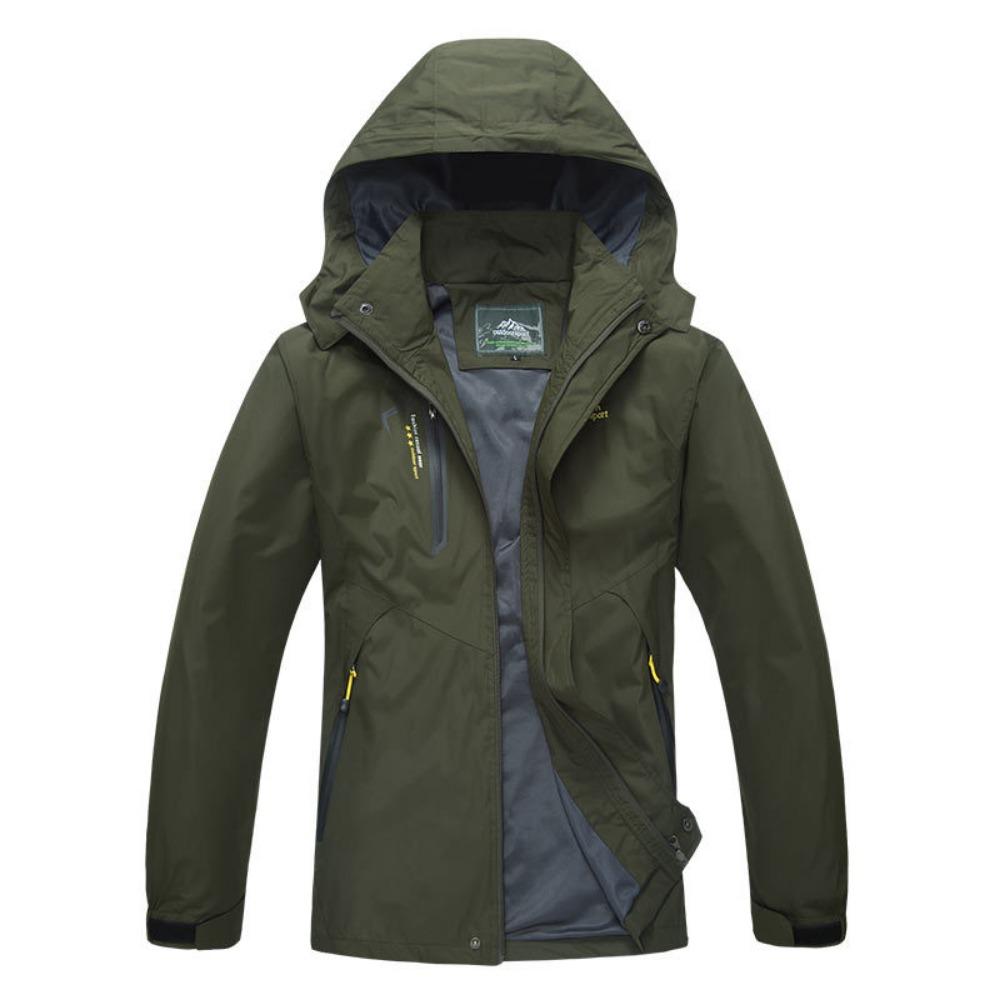 Herren Herbst Wasserdichte Wanderjacke Winddicht Windbreaker Camping Laufen Trekking Angeln Mäntel Outdoor Sport Reisen