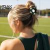 Resin Hair Clip Hairpin for Girl, Football Themed Clip, Large Curved Medium Burr-free Long Thick Curly Hair, Strong Elastic Grip Sports Style Fan Gift