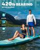 New SUP Inflatable Paddle Board for Surfing & Water Skiing