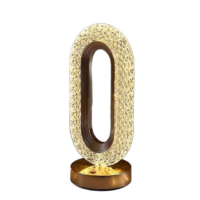UOSU Runway Design 3-Farben wiederaufladbare Nachttischlampe (2er-Pack)
