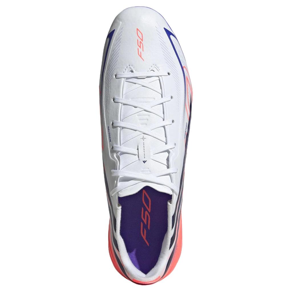 Adidas F50 Hyperfast League 2G/3G Lightweight Energy AG (Rubber Short Studs) Artificial Grass Soccer Shoes Unisex Soccer Shoes White HQ2375