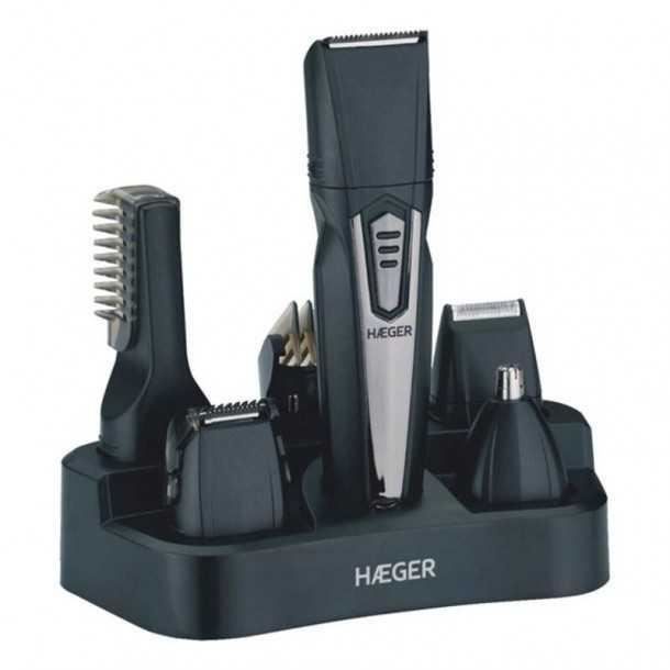 Rasoir Électrique - Haeger - Trimmer - Rechargeable - Tête lavable - Noir