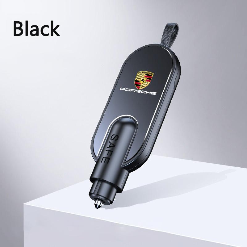 Pro Porsche 911 Cayenne Carrera-GT 928 Panamera Boxster Macan 918 718 Mini Přenosné Bezpečnostní Kladivo Rozbíječ Okna Auta Příslušenství