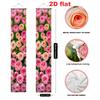 Set of 2 Porch Banner Valentine's Day Pink Rose Shades Welcome 12x70.8in Polyester
