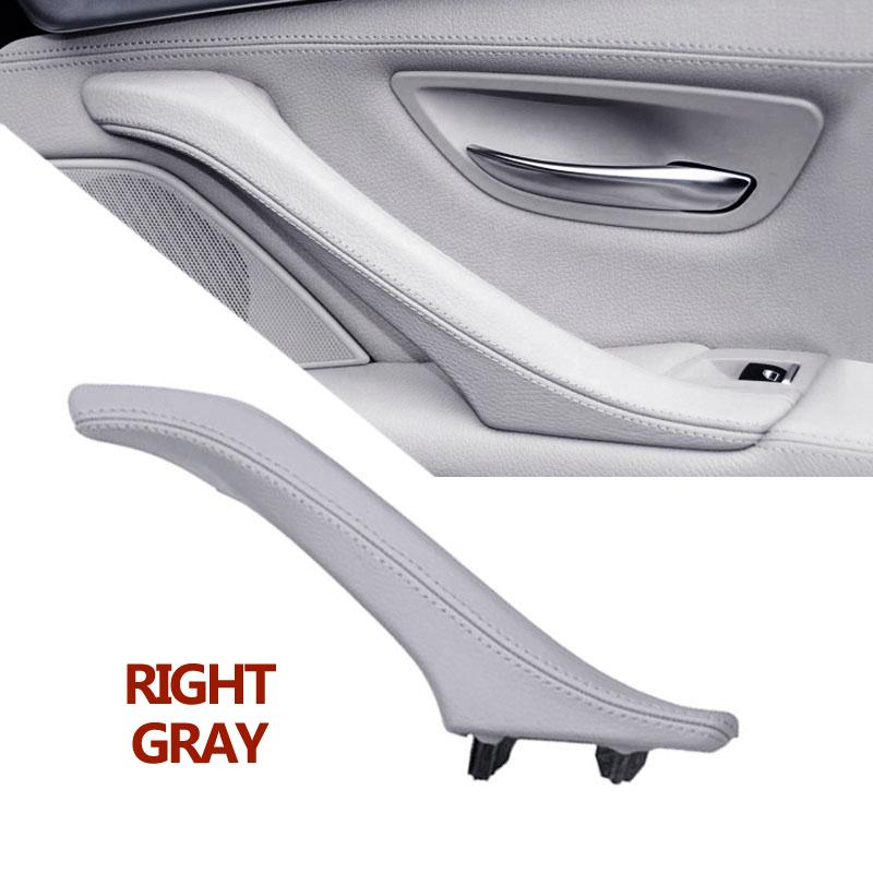 

LHD RHD Left Right Interior Door Leather Pull Handle Assembly For BMW 5 Series F10 F11 F18 520i 523i 525i 528i 535i RIGHT GRAY